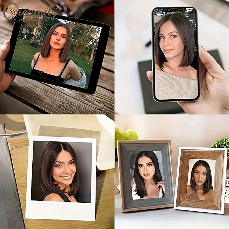 1Pc Light Brown 30.48cm Fashion Design Wig