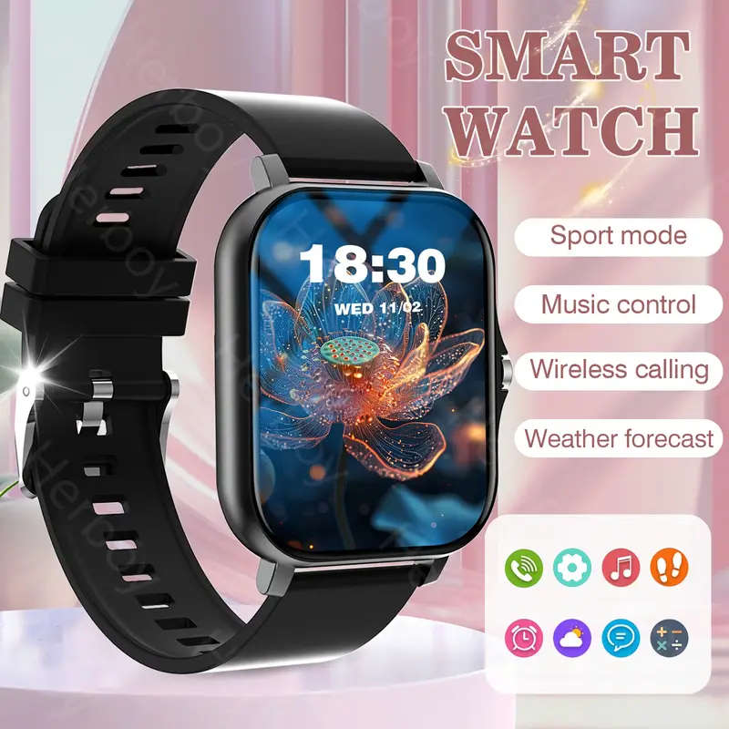 Smart Watch with Wireless Calling Dialing Multiple Sports Modes Call Alerts SMS Notifications App