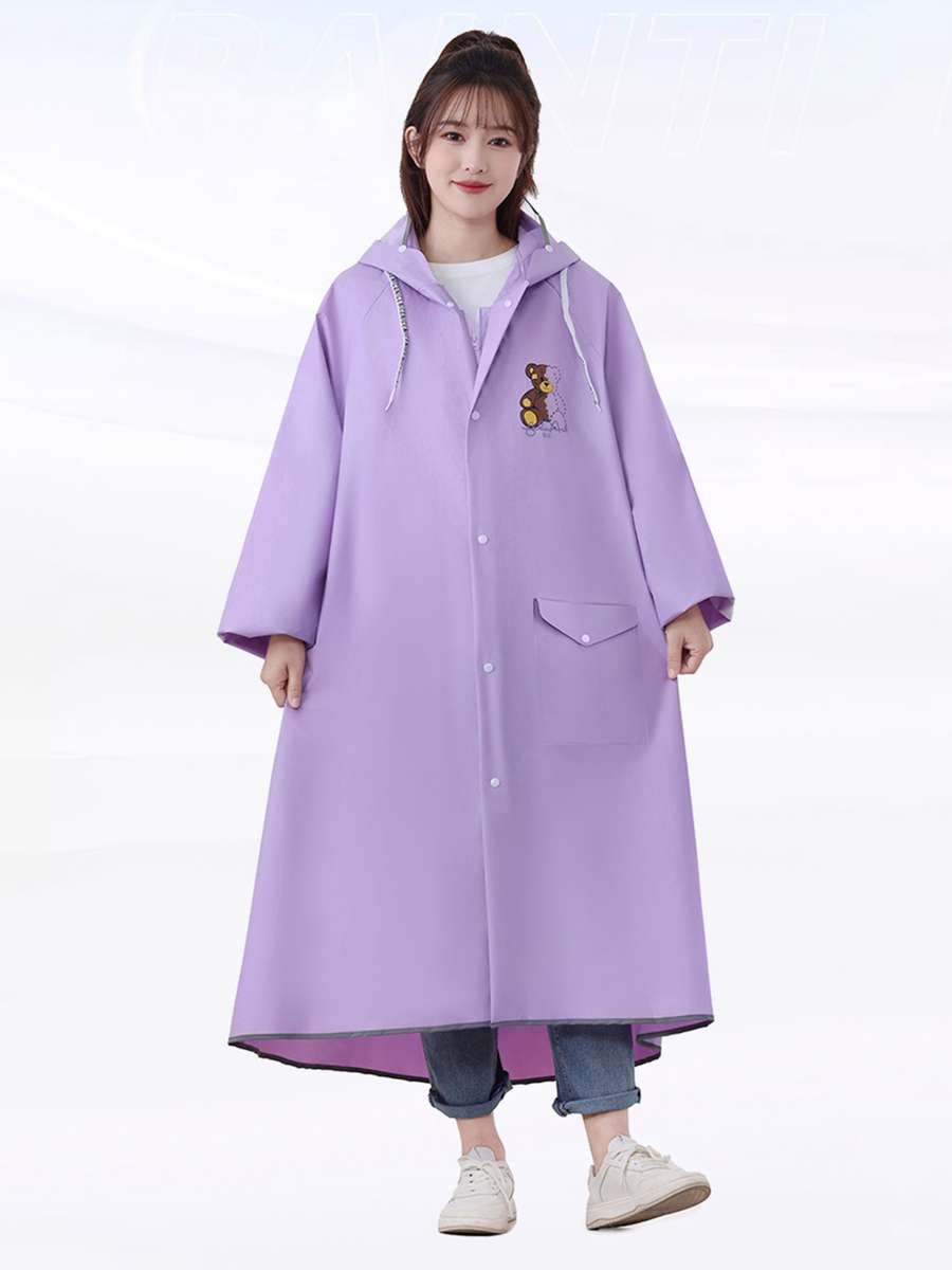 Raincoat Violet Size L