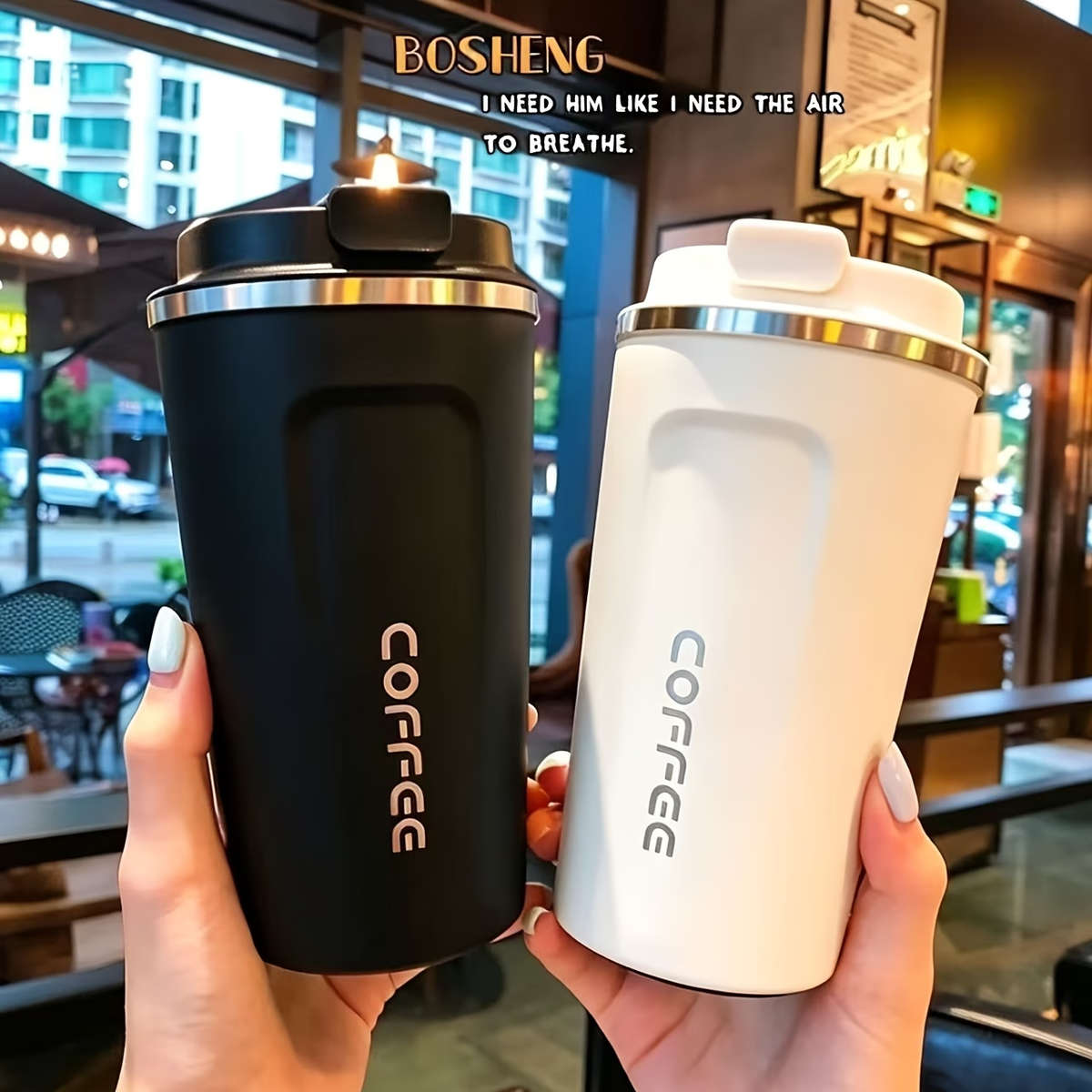 380ml Stainless Steel Insulated Coffee Mug