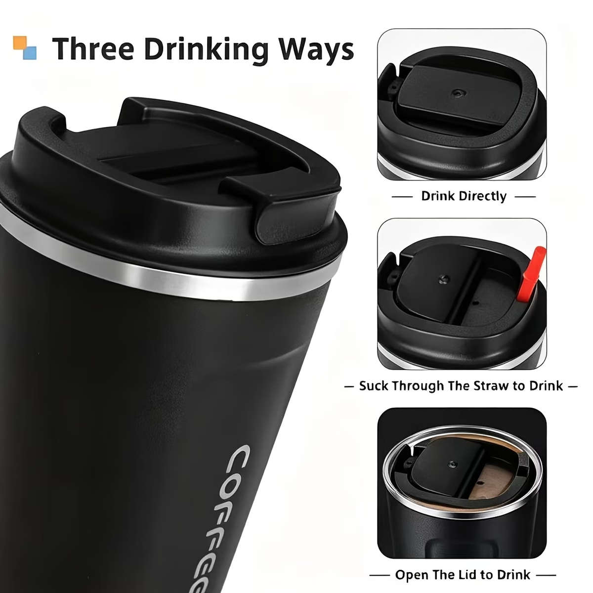 380ml Stainless Steel Insulated Coffee Mug