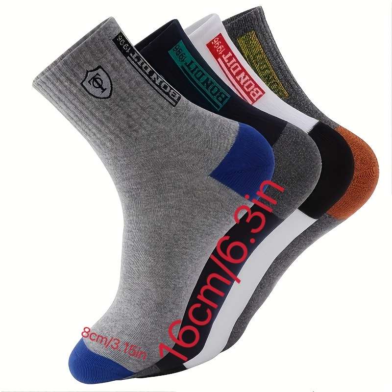 5 Pairs Mixed Color One Size High Elastic Socks