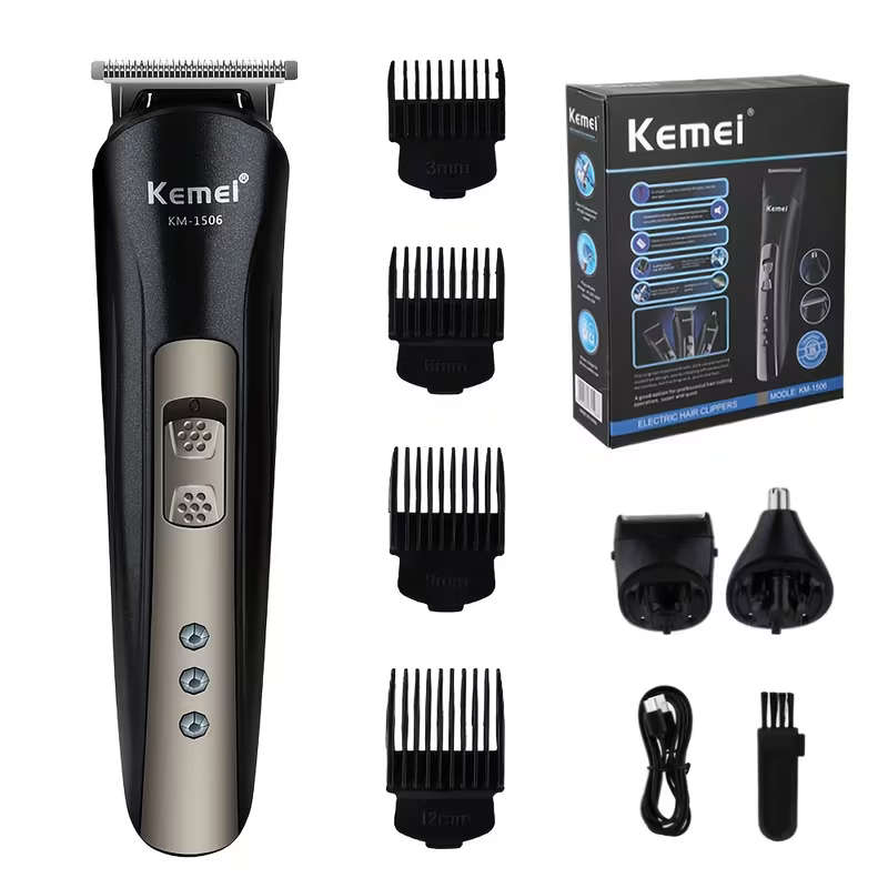 Kemei 3 in 1 Rechargeable Men's Grooming Kit