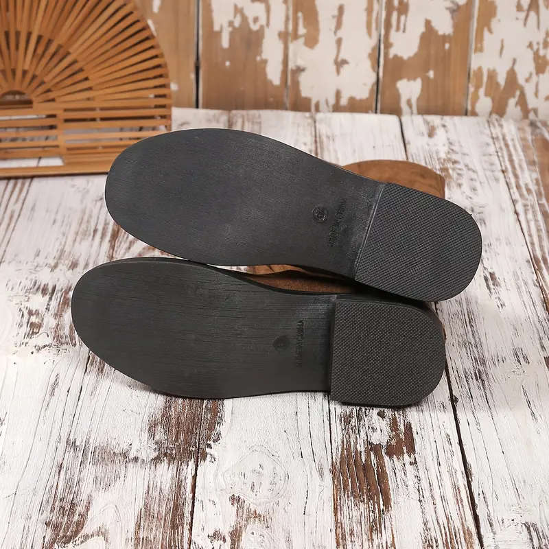 Women's Mid-Calf Boots Color Brown