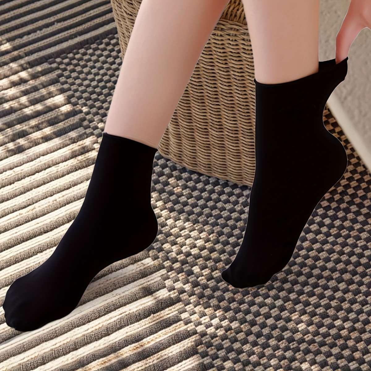 Sock 8 Black One Size