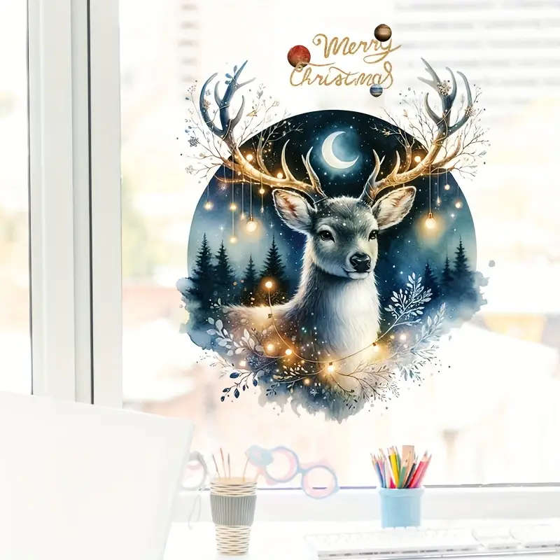 1 x Christmas Window Decal