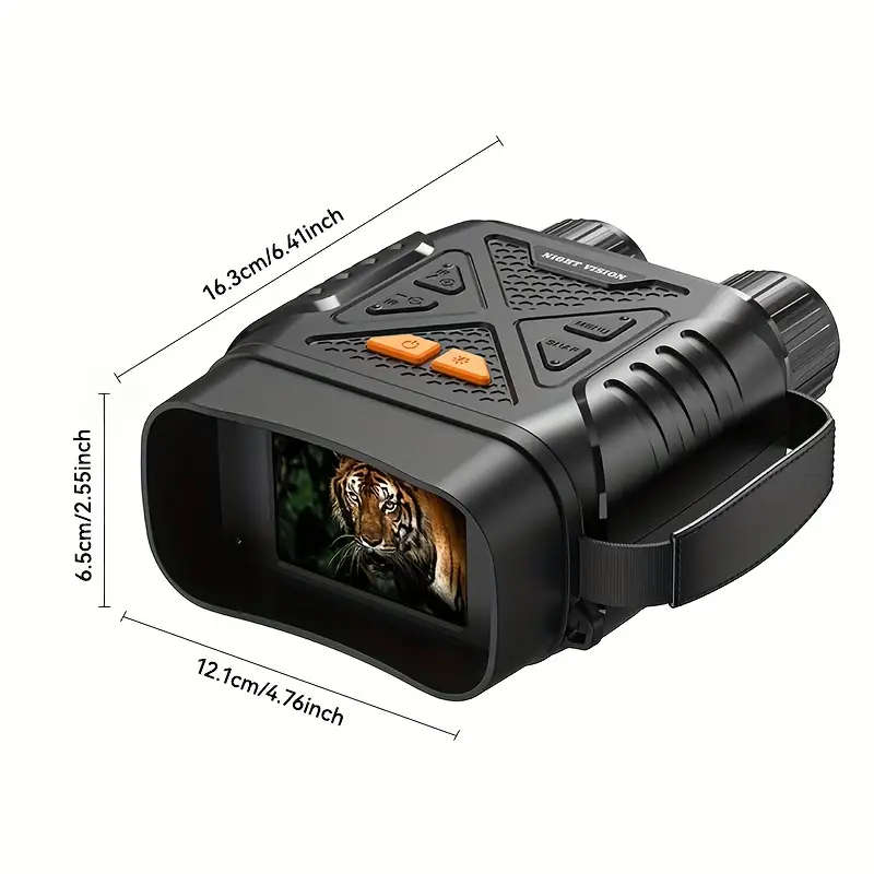 INSKAM Infrared Night Vision Scope 10X Magnification, 800m range, HD 1080P Digital Monocular