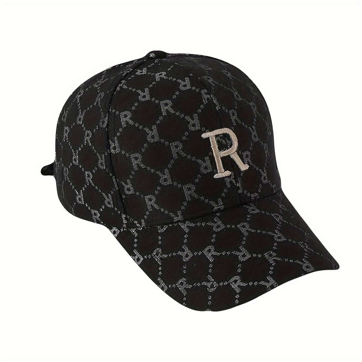 Vintage Baseball Cap Embroidered Letter R