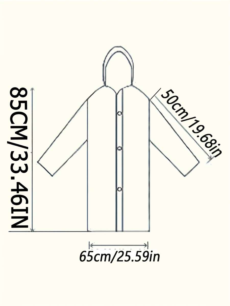 Raincoat Dark Gray Size Onesize
