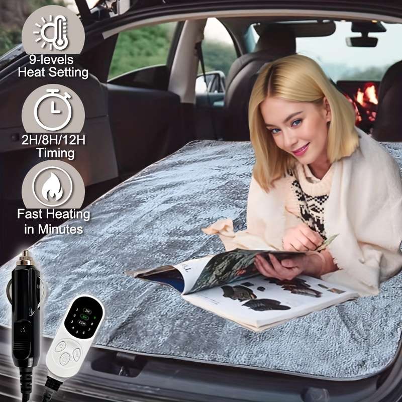 1pc Black 160x80cm 62.9x31.4inch Heater