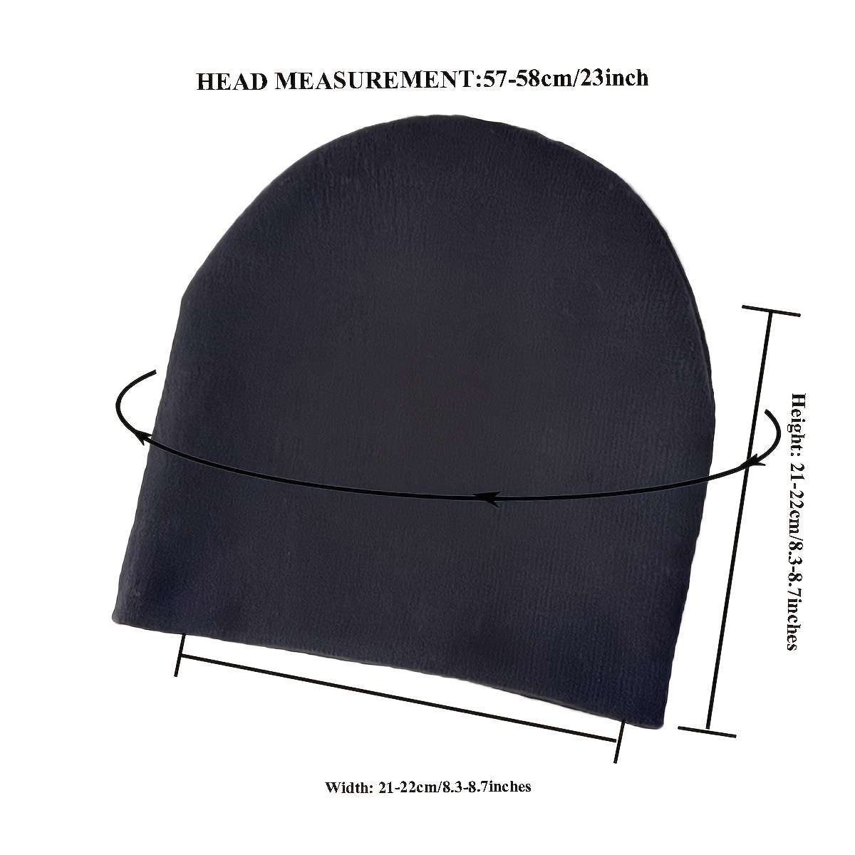 Star Face Jacquard Knit Beanie