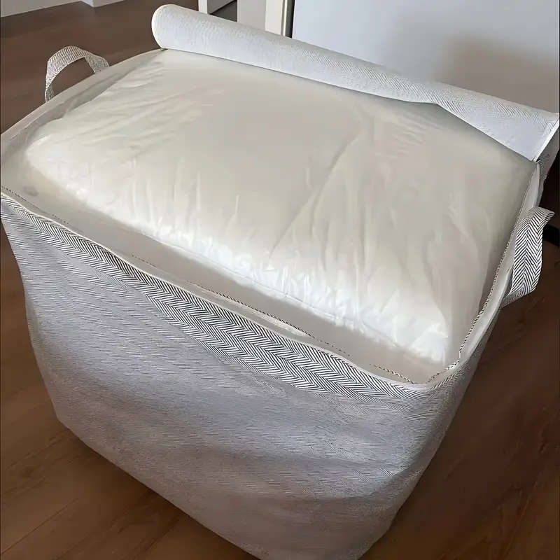 Collapsible Zippered Storage Bag - Durable, washable storage bag