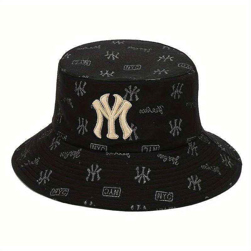 Hat Black Print One Size