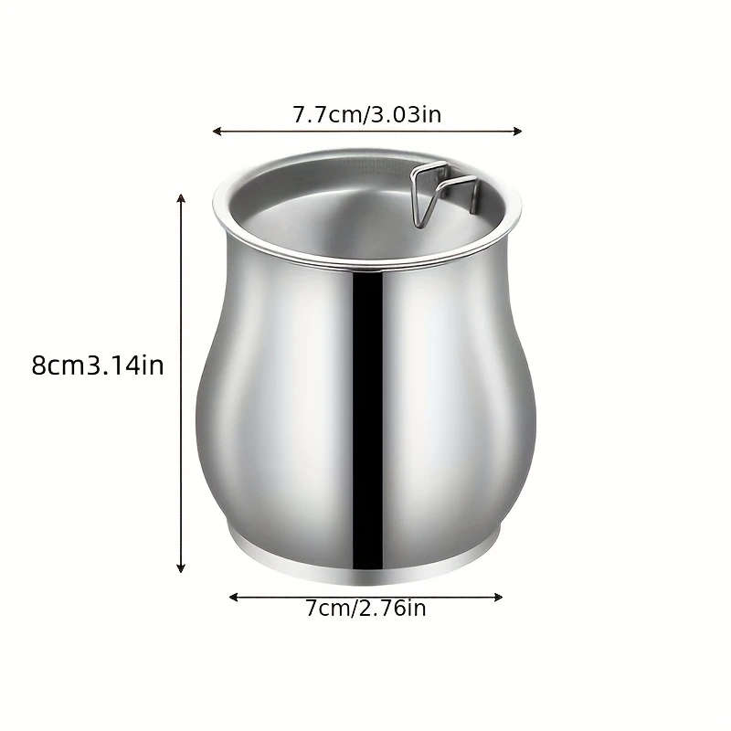 1pc Windproof Stainless Steel Ashtray with Creative Deer Design Smoke-Free for Cars Home Terraces