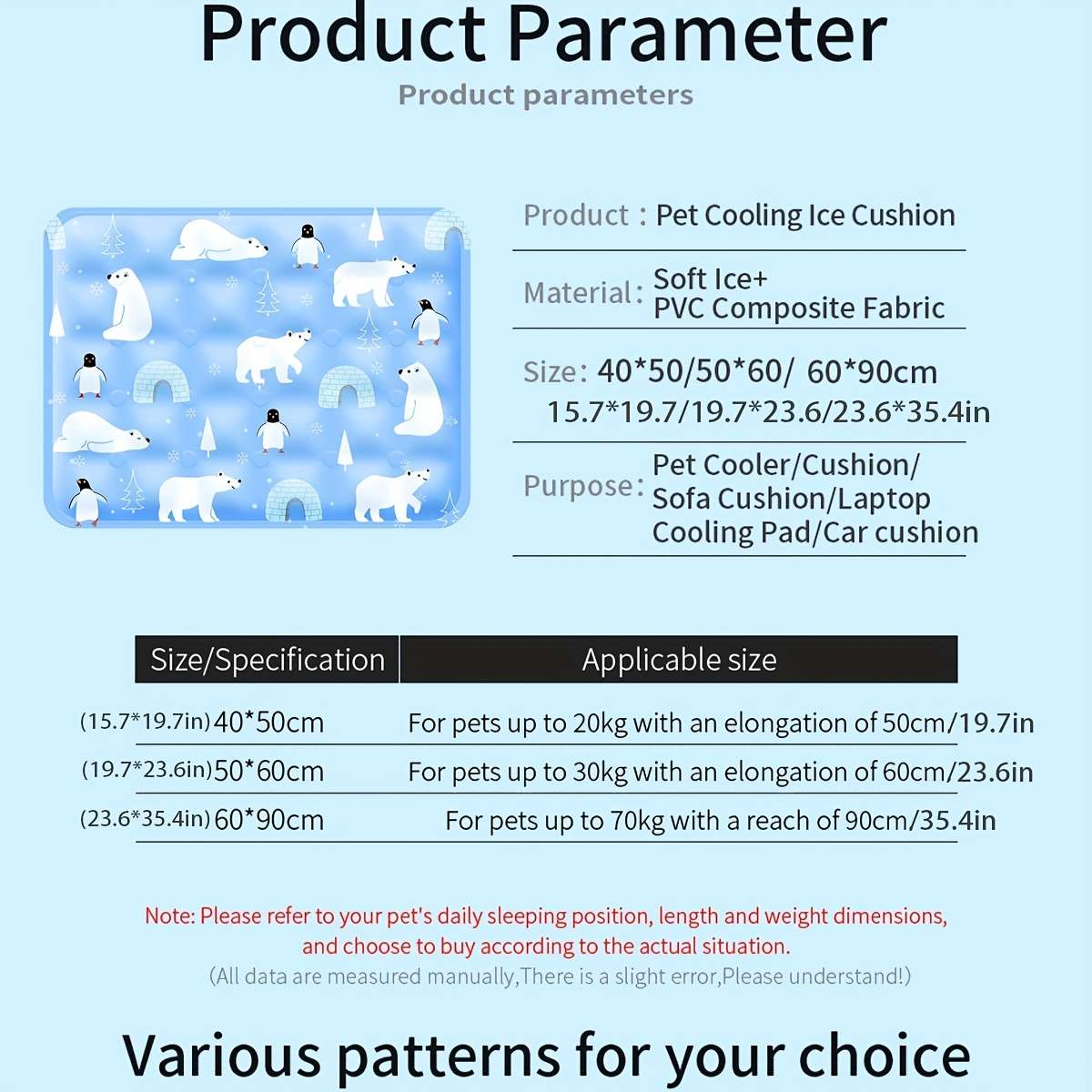 Polar Bear Cooling Pad