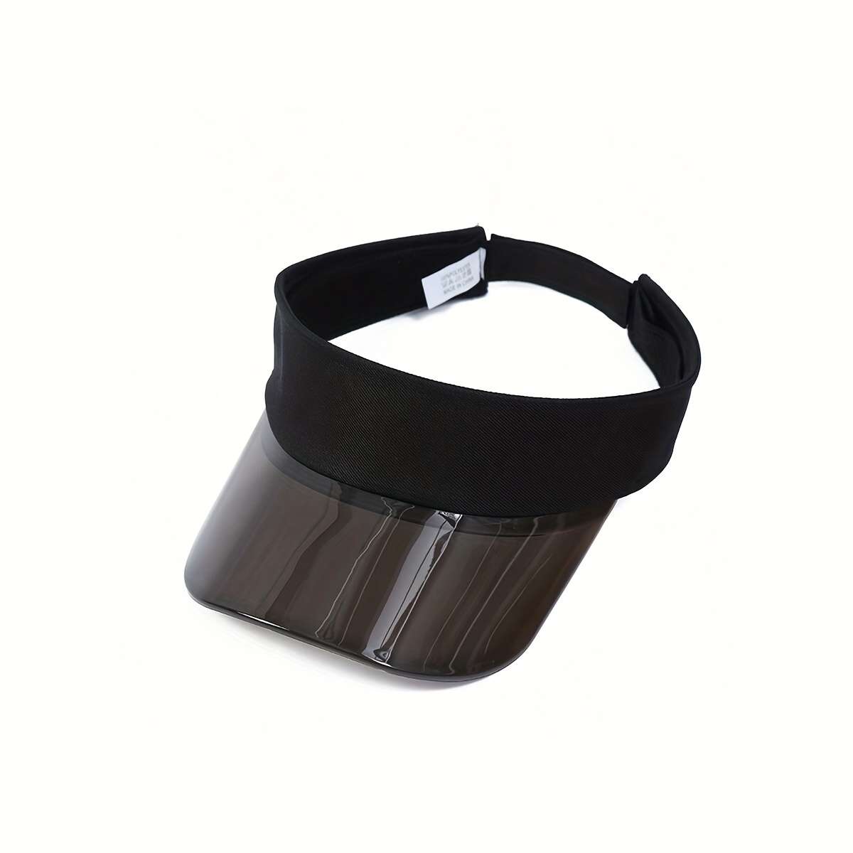 Y2K Style Clear Brim Bucket Hat Lightweight Polyester Adjustable Strap Ideal