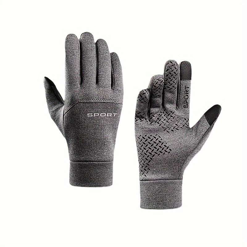 1 Pair Black Outdoor Sports Gloves