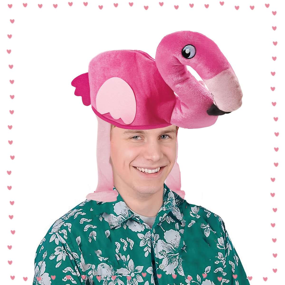 Flamingo Party Hat Soft Cute Animal Costume Accessory