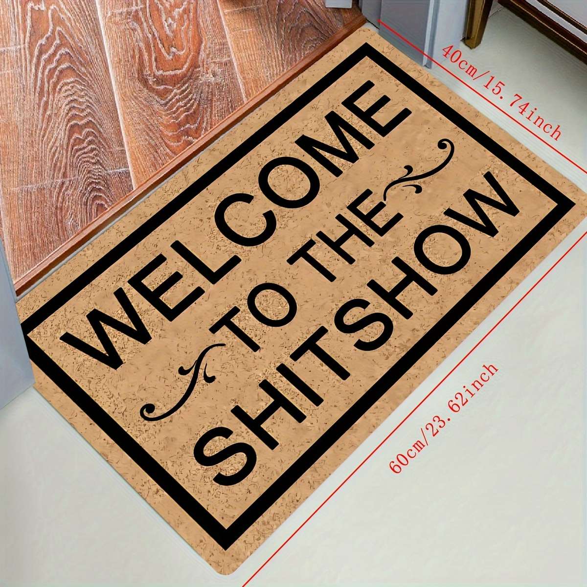 1Pc 15.75x23.62inch 40x60cm Floor Mat