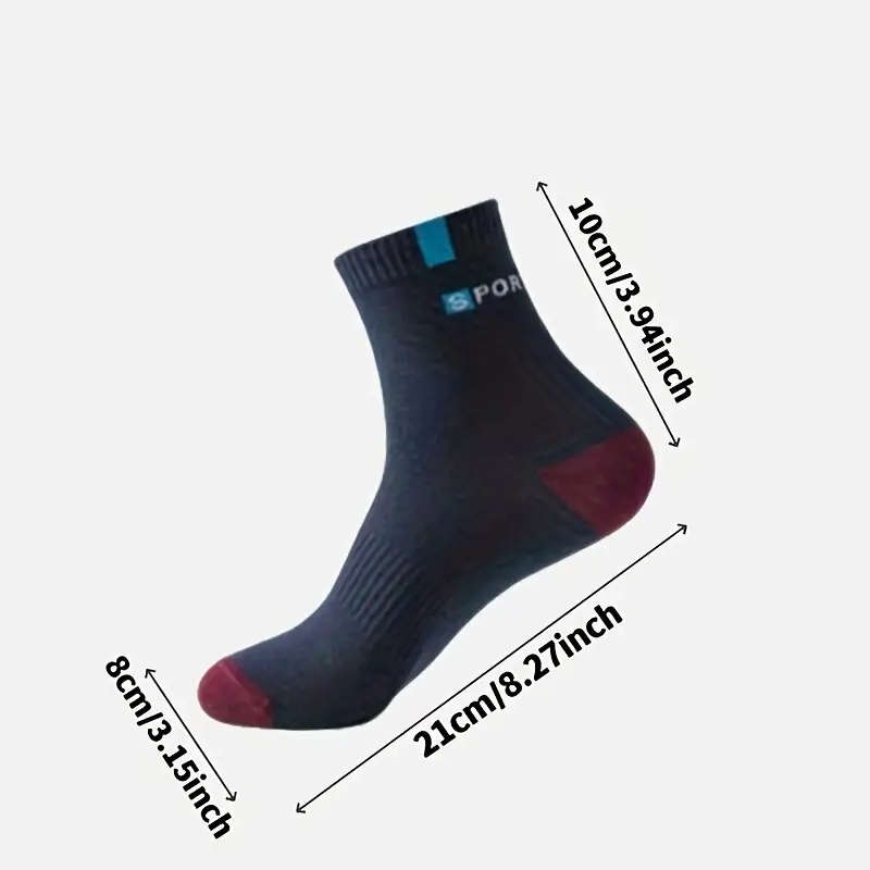10 Pairs Of Unisex Athletic Socks