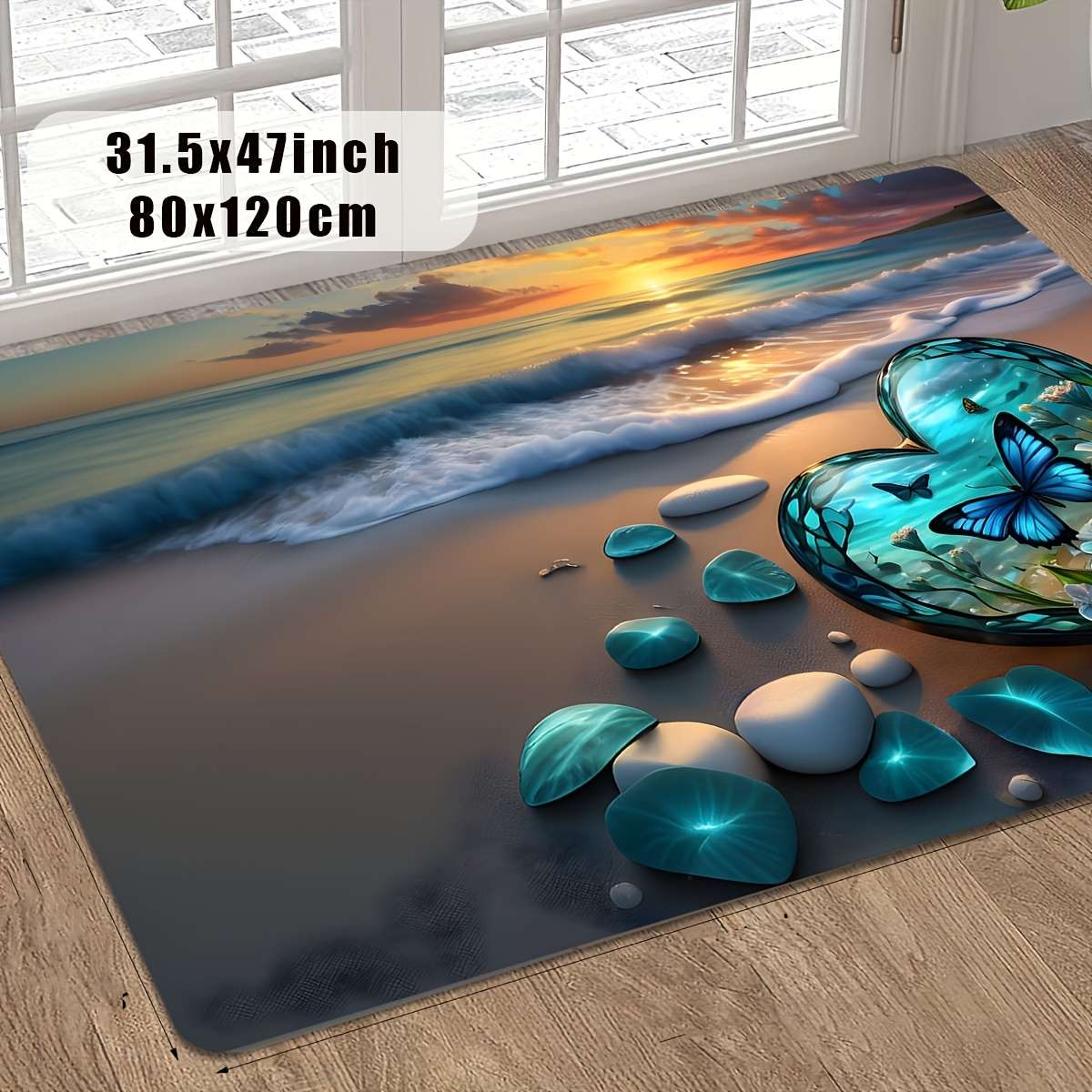 1Pc 31.5x47inch 80x120cm Floor Mat