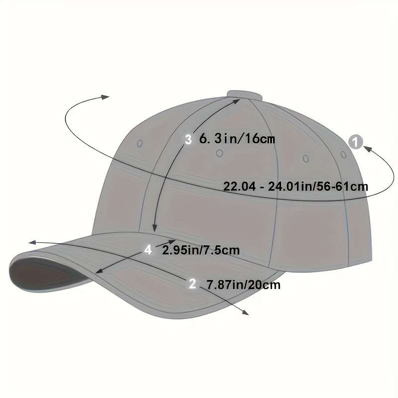 1pc Unisex Golf Baseball Cap 100% Polyester Breathable Adjustable Fit with Embroidered Skull De