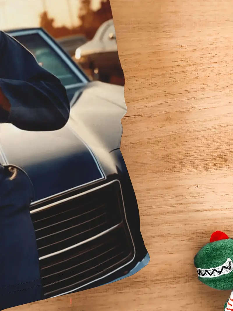 Men's Casual T-Shirt With Round Neck, Breathable, Machine Washable