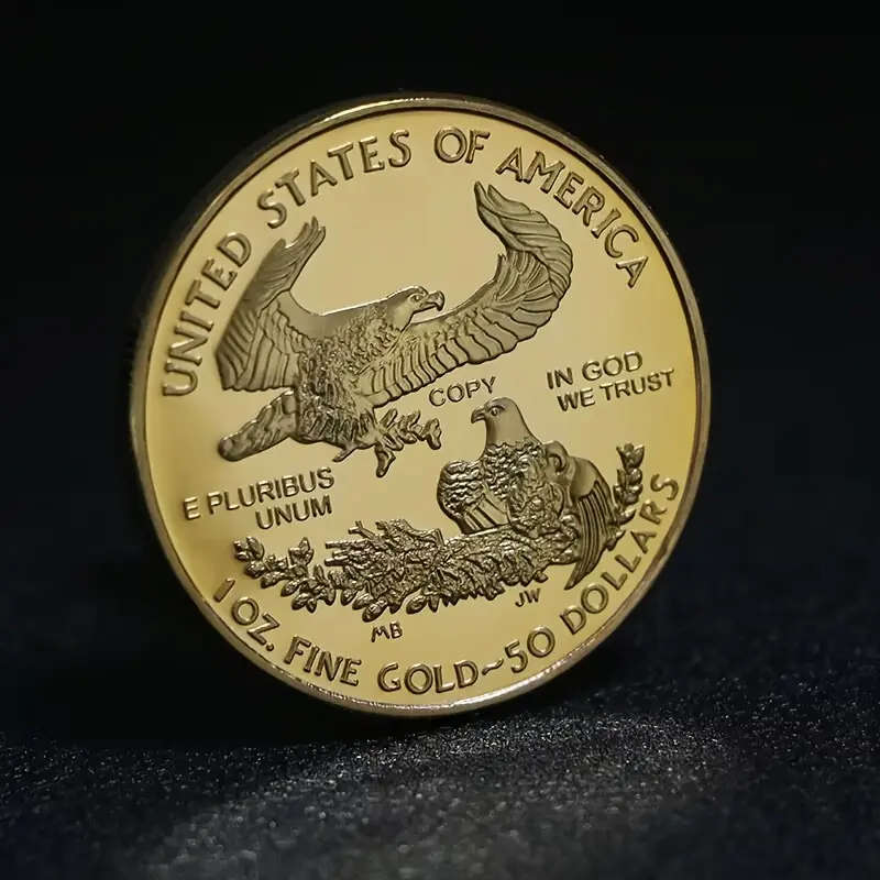 United States Fine Gold-Plated Replica , 1oz Collectible Coin