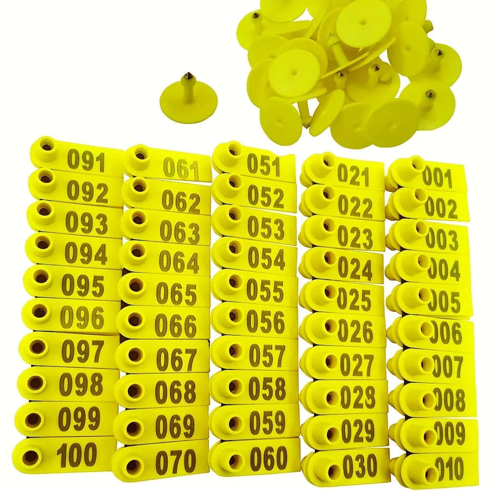 100pcs Goat Sheep Ear Tags