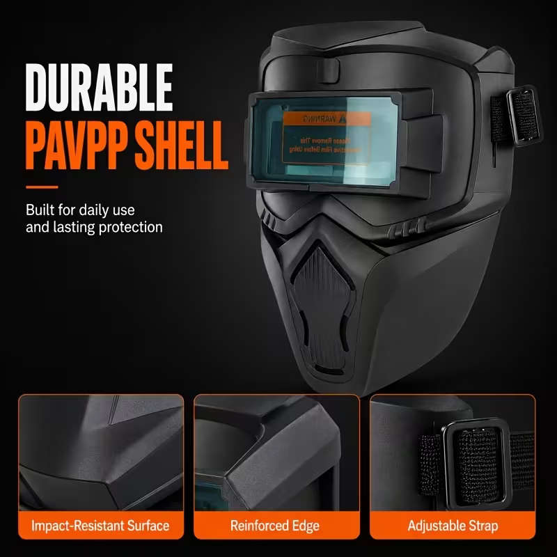 Auto Darkening Welding Helmet with LED Work Light