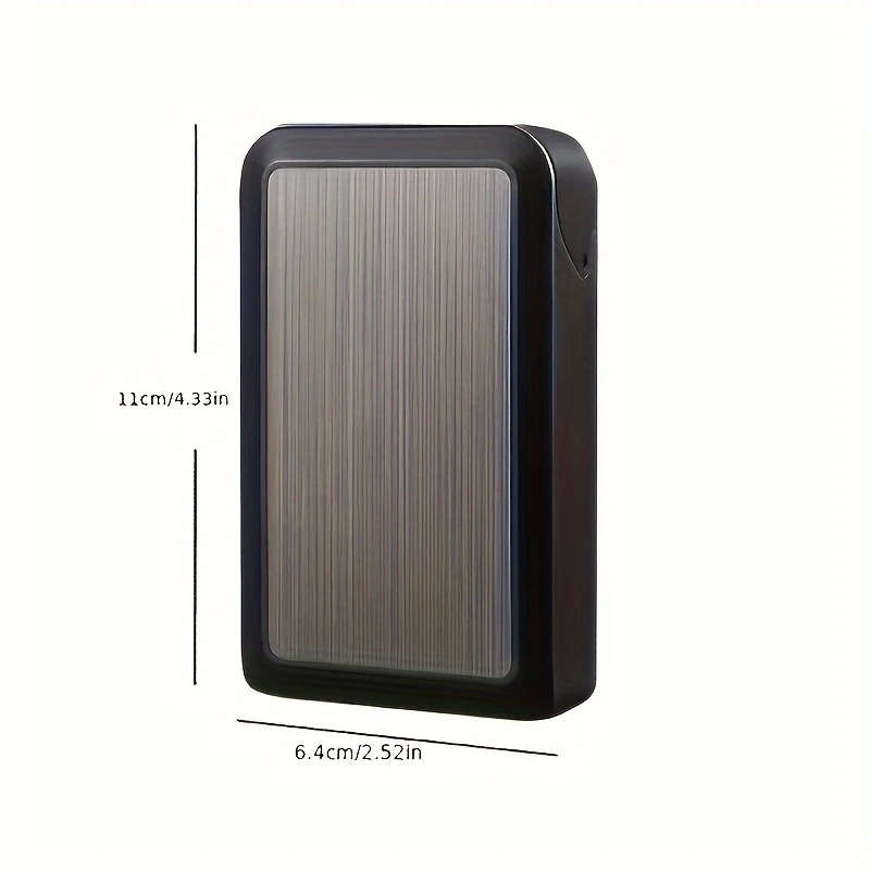 1 Pack 20 Cigarettes Capacity Cigarette Box Men's Moisture-Proof Storage Container