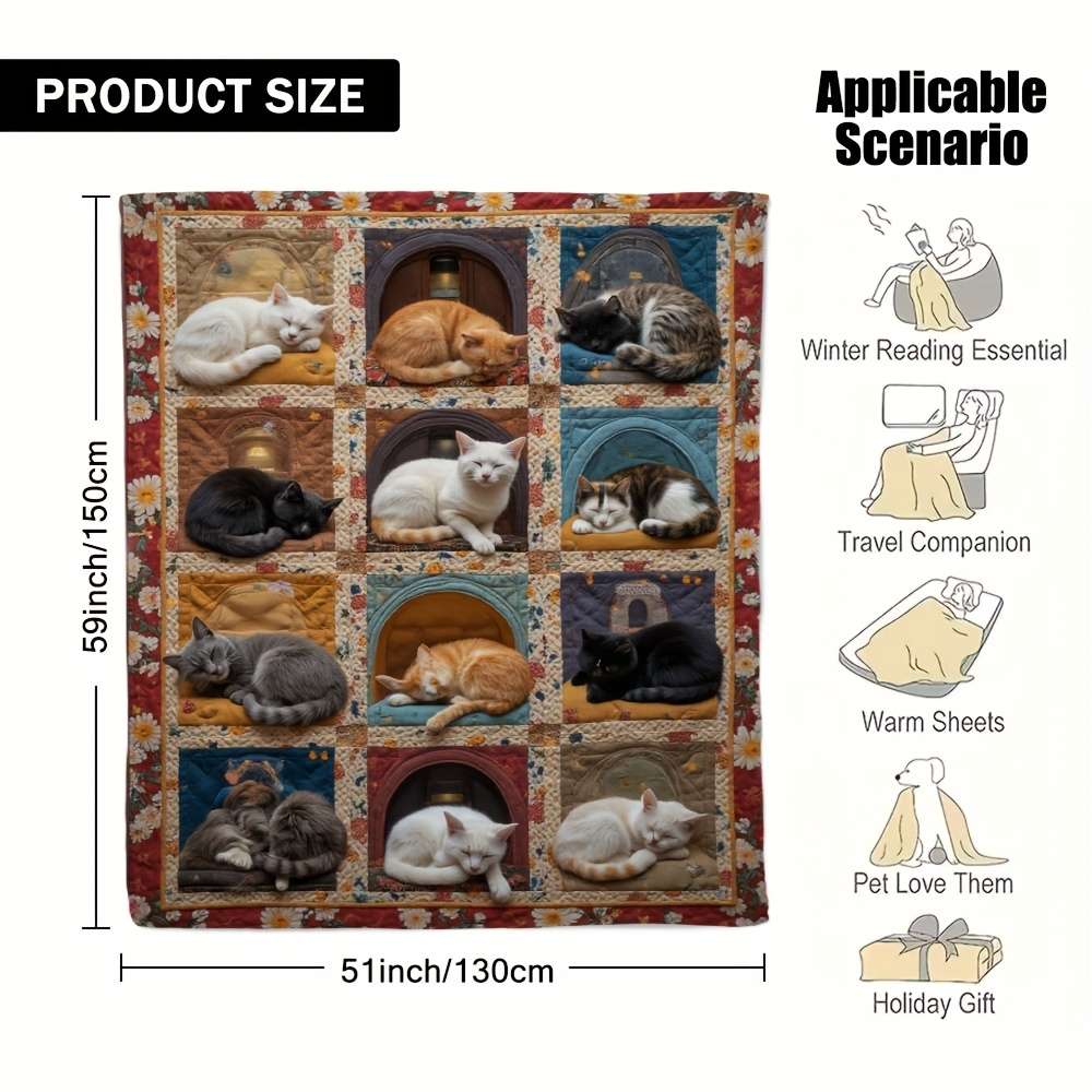 Blanket Size 70X100Cm 27.56X39.37Inch