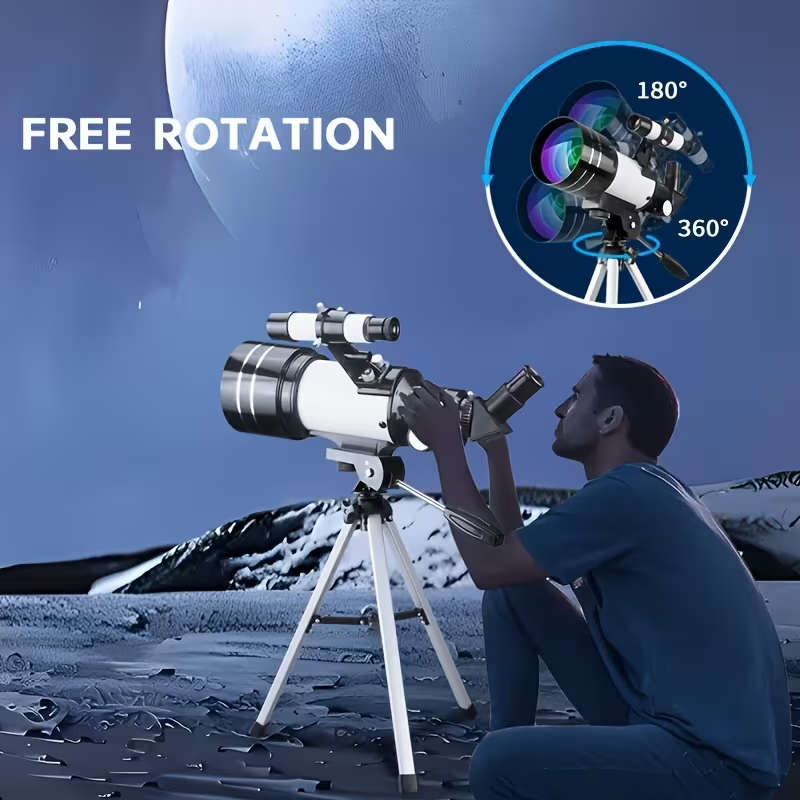 High-Resolution Variable Magnification Telescope