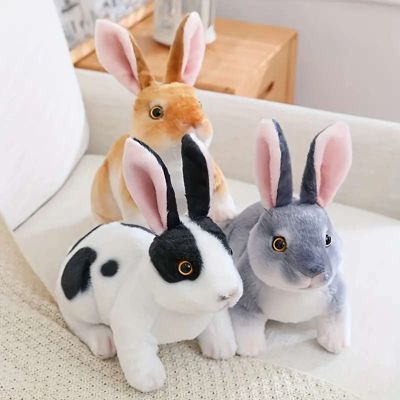 Cute Rabbit Plush Toy Brown