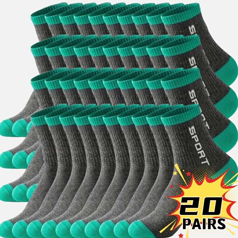 Sock 20Pairs Black One Size