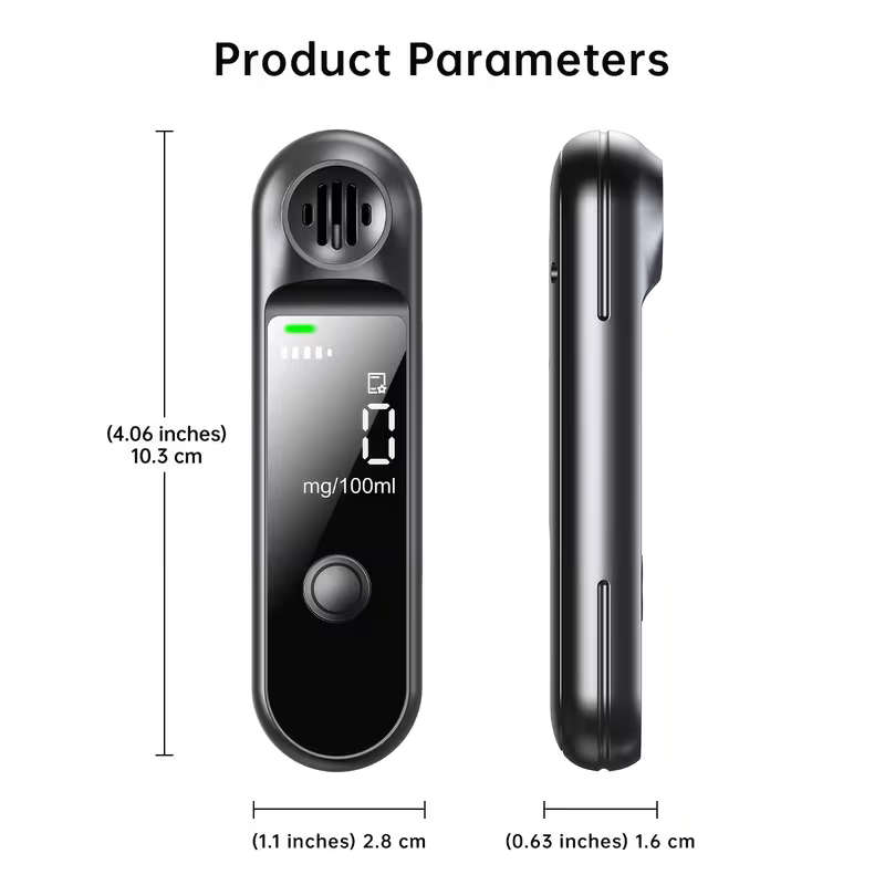 Personal Alcohol Analyzer with LCD Digital Display