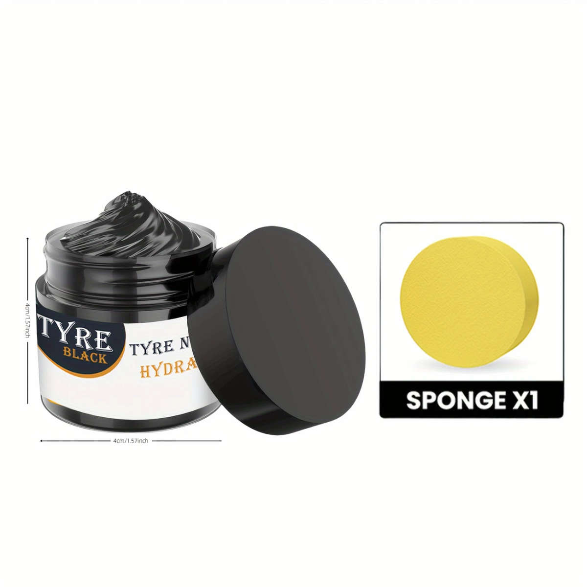 Black Interior Plastic Restoration Cream