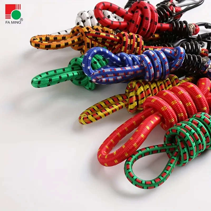 5 pcs Elastic Lashing Rope With Double Hook