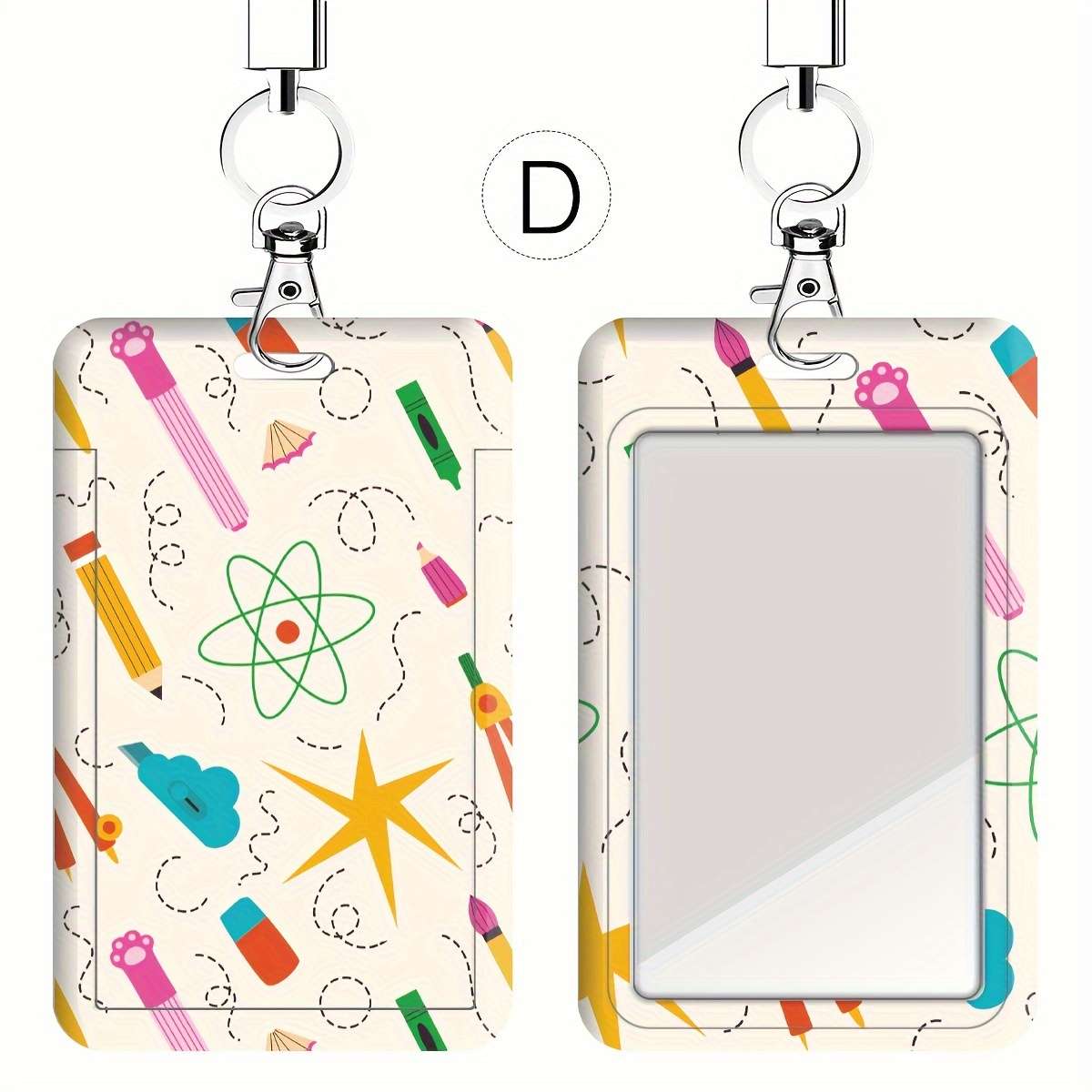 1pc A Card Holder for Science And Chemistry Study Series Suitable for Doctors And Nurses Also for