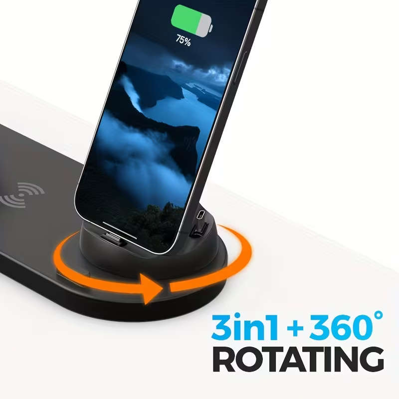 15W Fast Charging, Wireless Charging Station