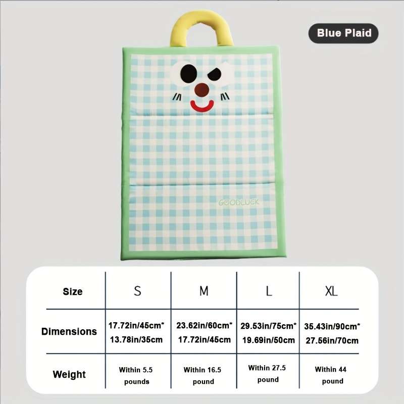 Pink Plaid Cooling Pad