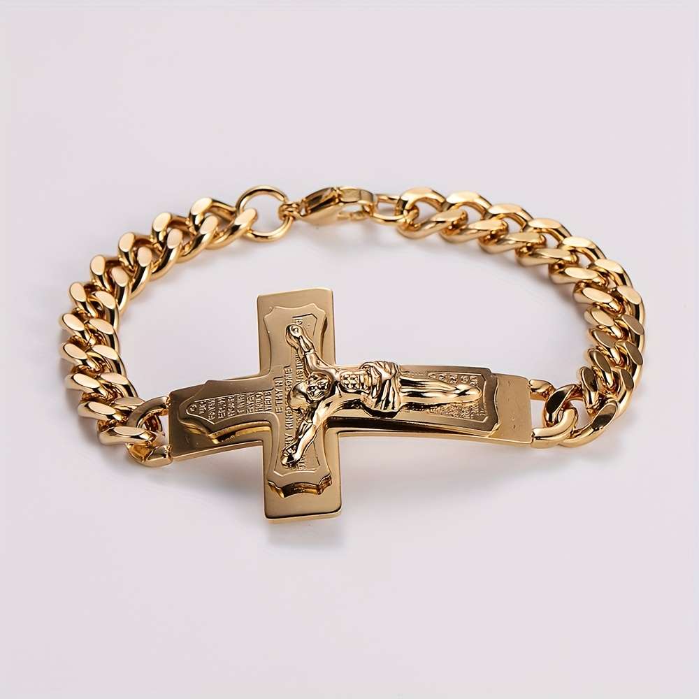 Silvery Jesus Theme Pendant