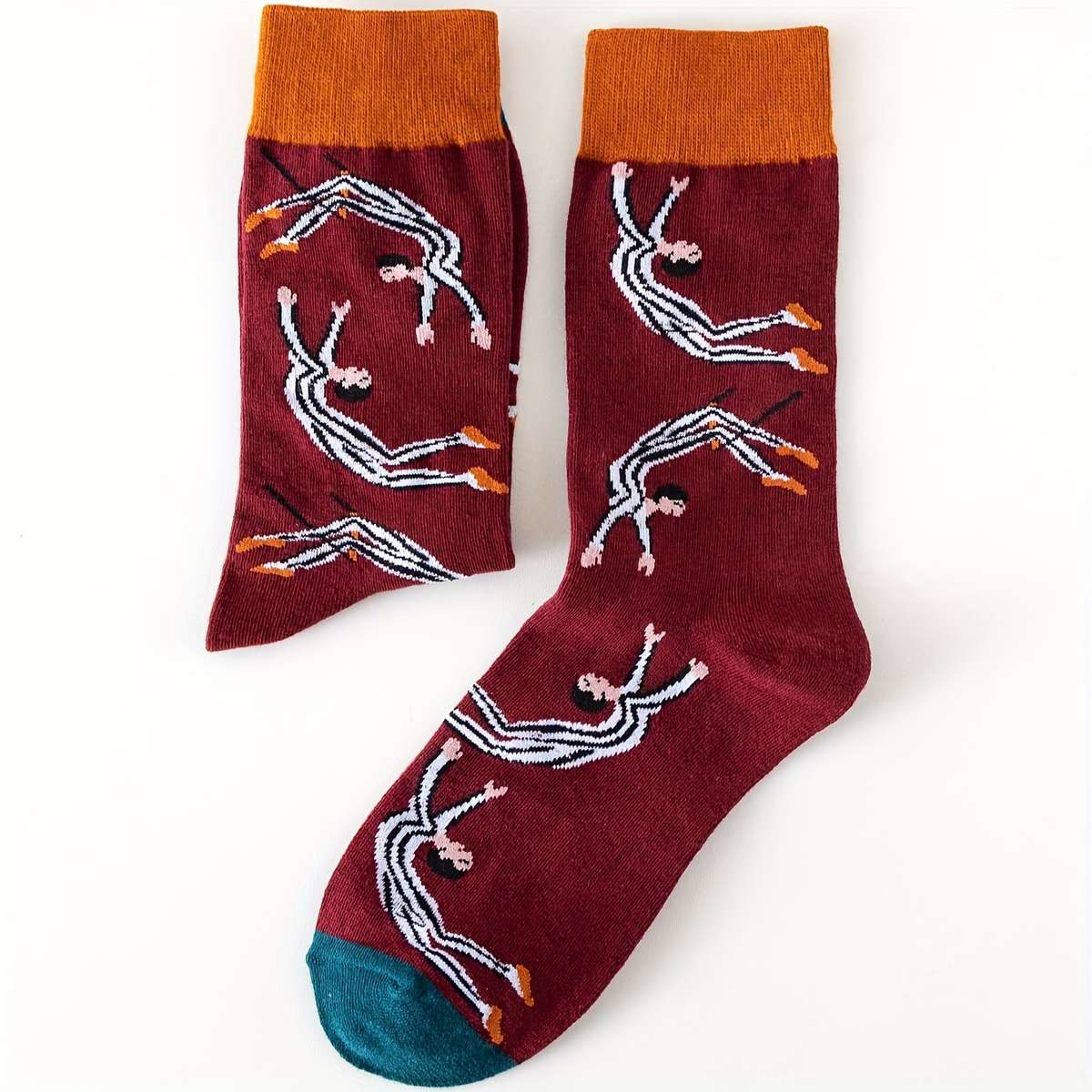 1 Pair Multicolor One Size Socks