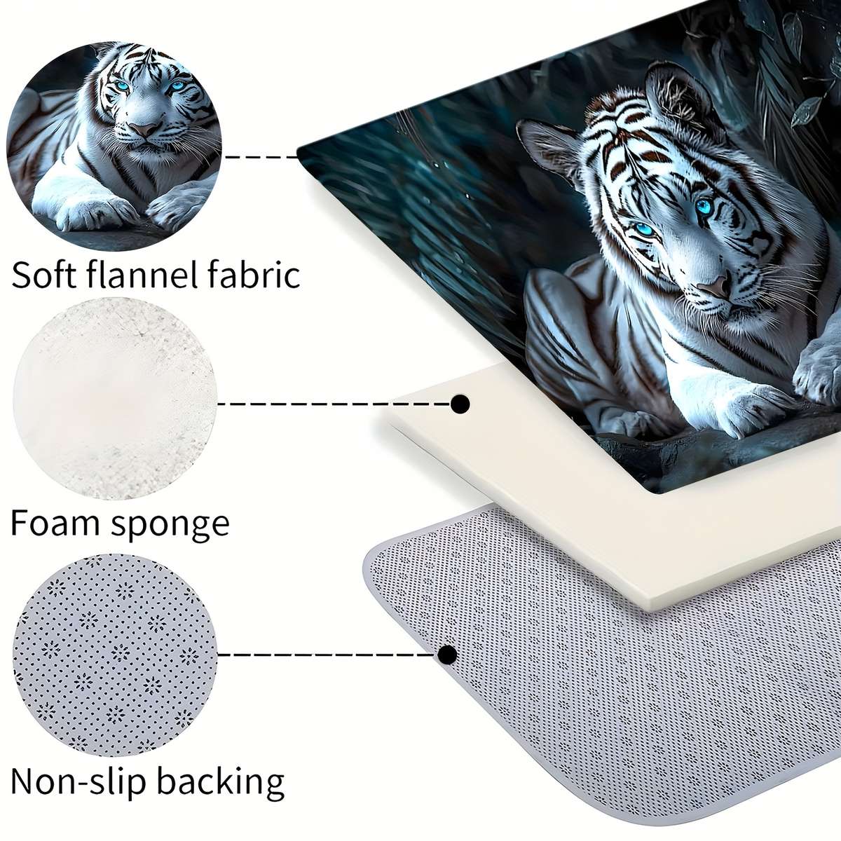 1Pc 23.6x35.4inch 60x90cm Floor Mat