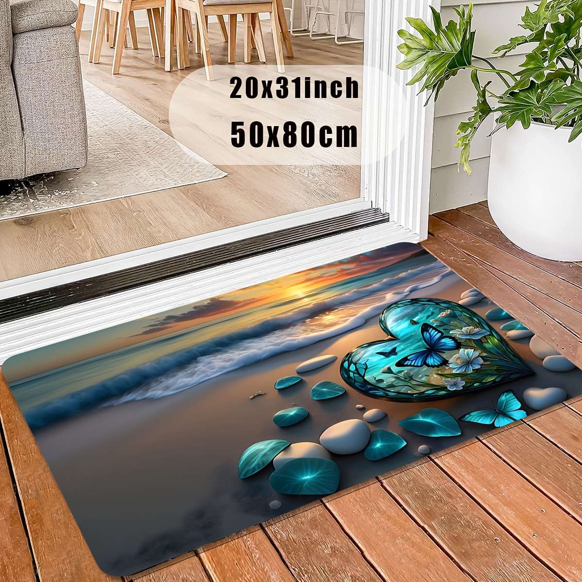 1Pc 31.5x47inch 80x120cm Floor Mat