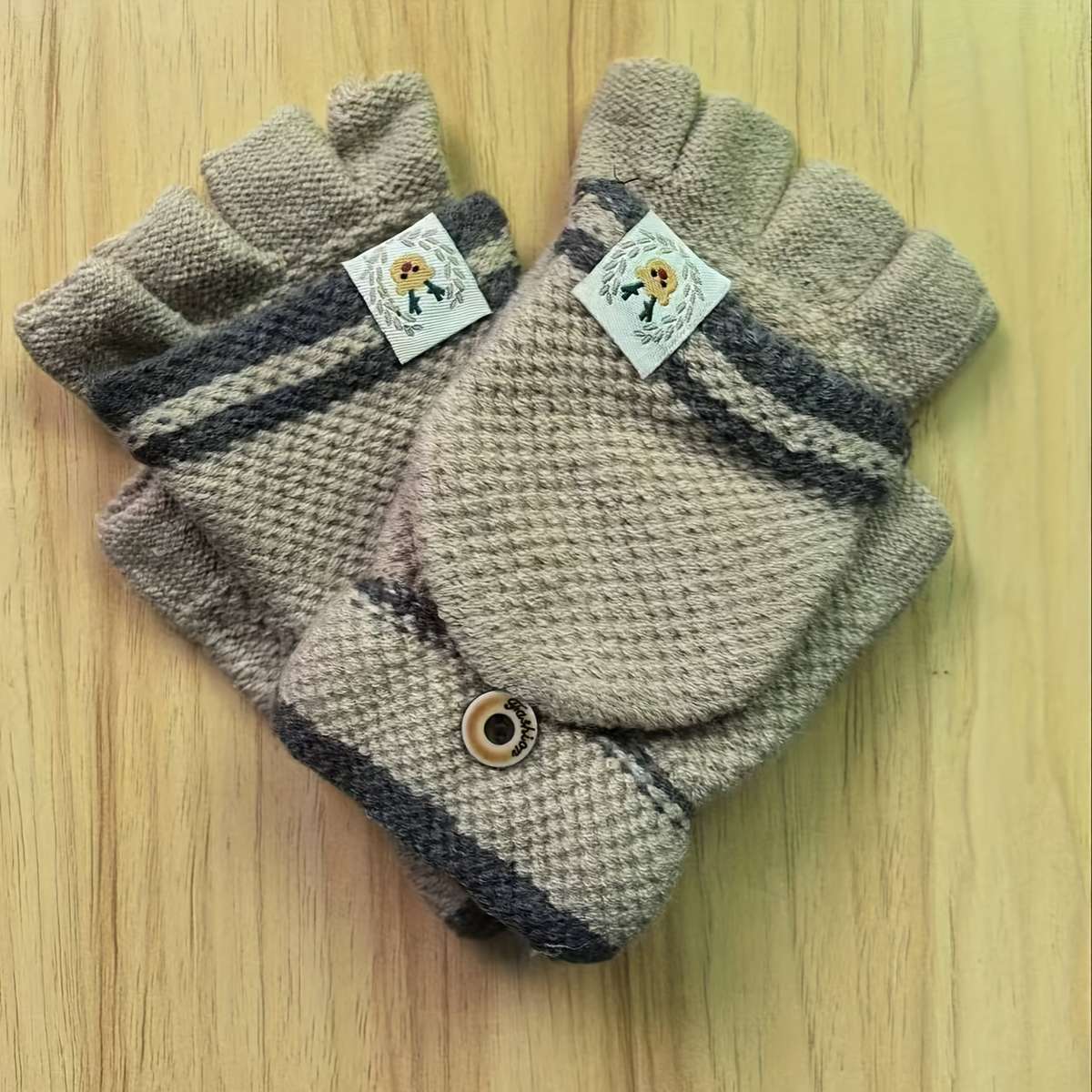 1 Pair Color A Warm Gloves