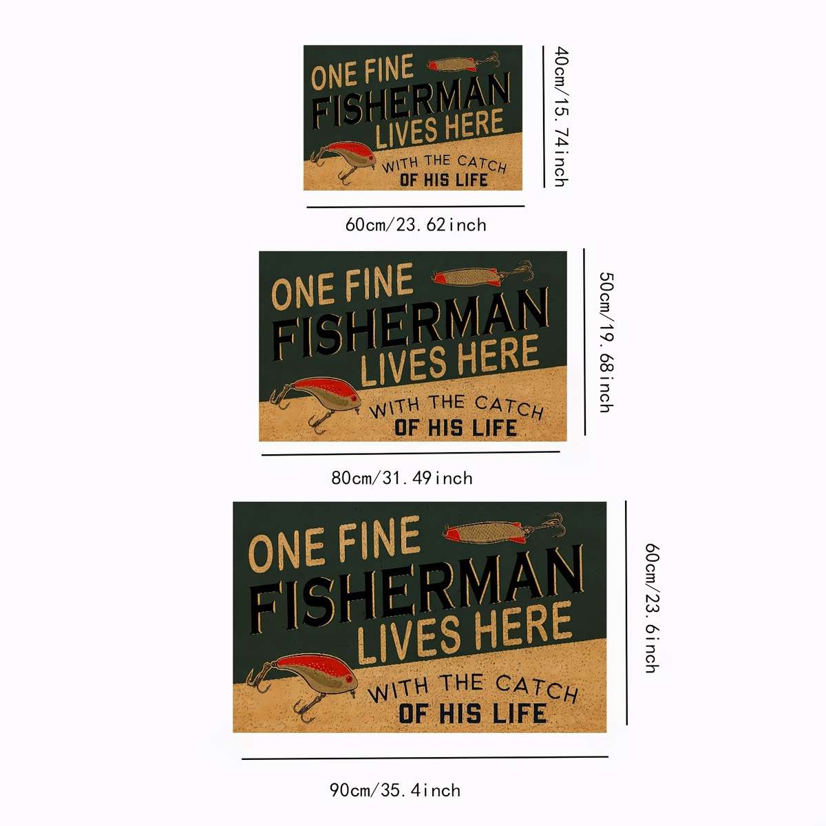 1Pc 15.75x23.62inch 40x60cm Floor Mat