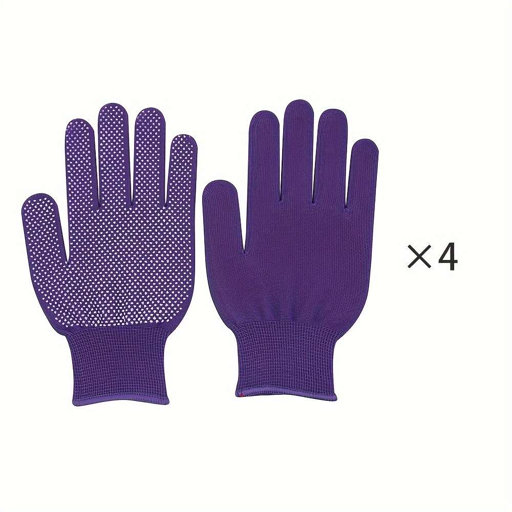 4Pairs Gray Multi Purpose Work Gloves