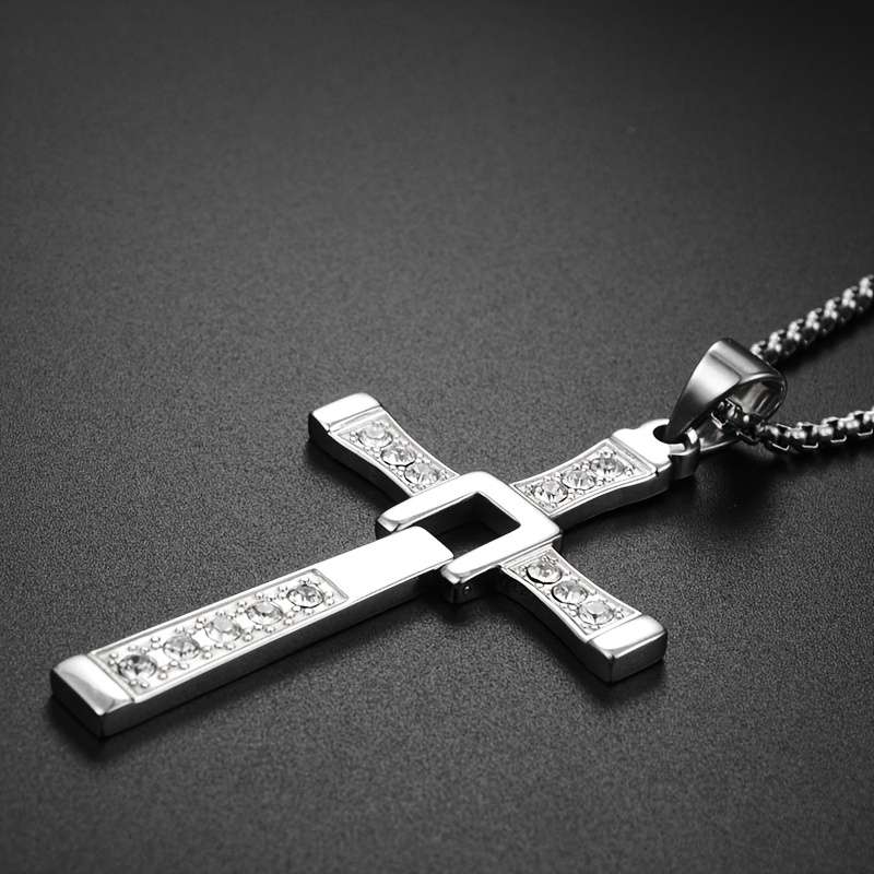 1 Piece Silvery Jesus Theme Pendant