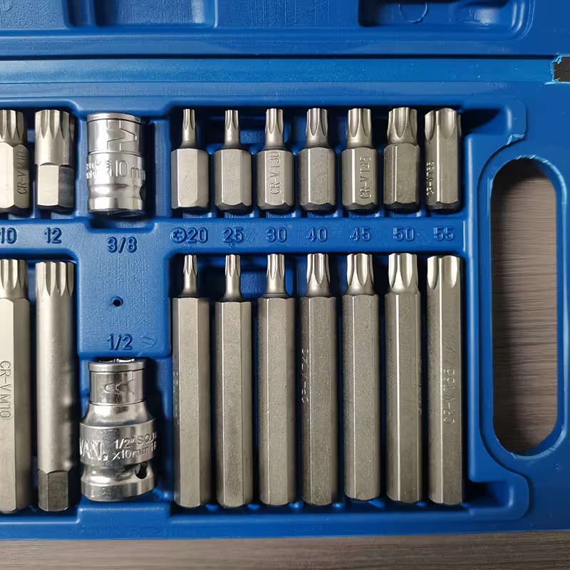 40pcs Torx Star Spline Hex Socket Bit Set